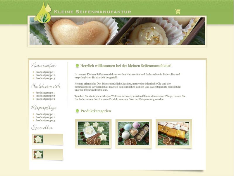 Webshop Seifenmanufaktur
